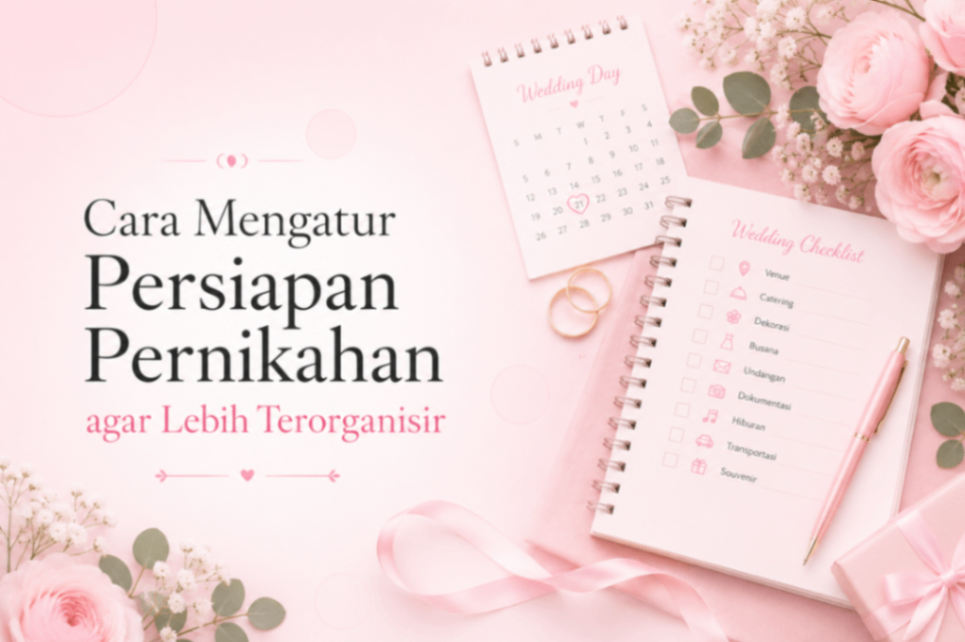 Cara Mengatur Persiapan Pernikahan agar Lebih Terorganisir